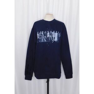 TAYLOR SWIFT Midnights Eras Navy Blue Crewneck Sweatshirt Pullover Concert Music